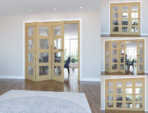 Oak internal bifold - internal,