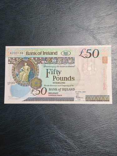 Fifty pound note bank - -,