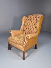 Vintage Leather Wingback