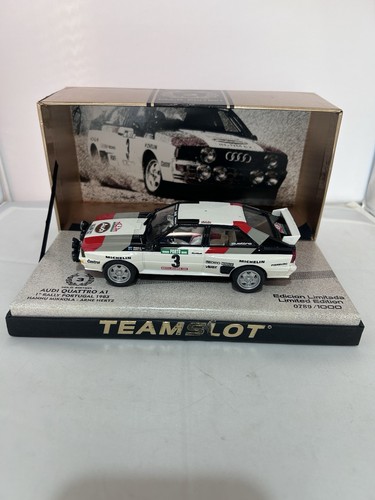 Slot car audi quattro - car, gold