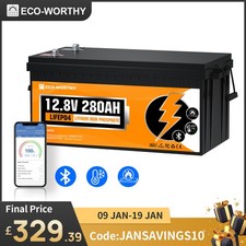 ECO-WORTHY 12V 280Ah LiFePO4