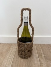 Wicker Wine Bottle Carrier