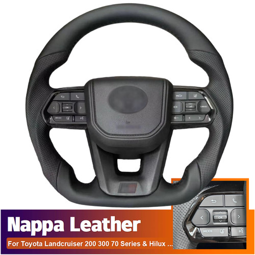 Steering wheel nappa leather - steering,