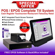 EPOS TILL Touch Screen Systems for Restaurant Takeaway Retail Pub Bar Fast Food