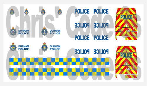 Code police adhesive vinyl - code,