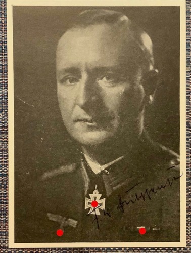 Post war hand signed photo - post-war,