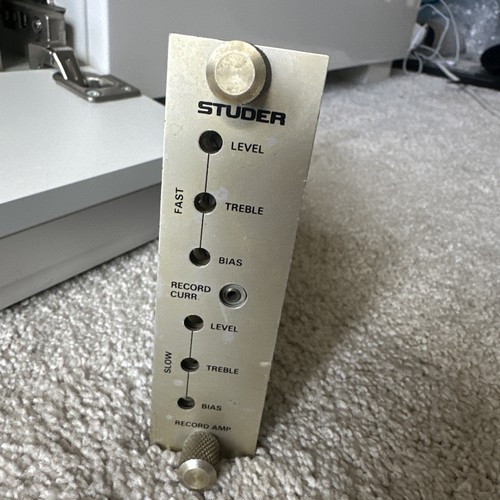 Studer record amp - studer, (