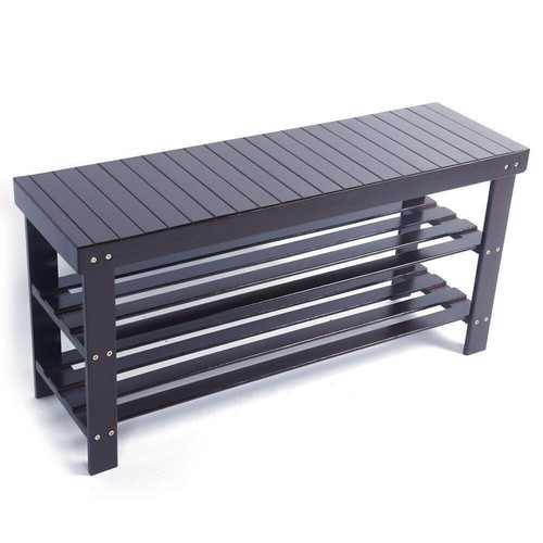Layers bamboo shoe bench - 3,