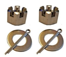 Honda ST90 - A2 Stainless Castle Nut Kit (incs washers/pins)