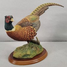 Border Fine Arts Good Pheasant Figurine RW 2000 Russell Willis Rare 2001 Y2K 