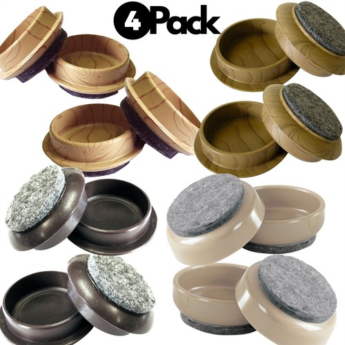 Round felt castor - castor, 44mm