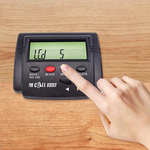 Black telephone caller call - black, id