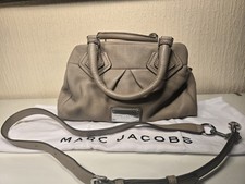 Genuine Leather Marc Jacobs Bowling Bag Handbag Crossbody Bag