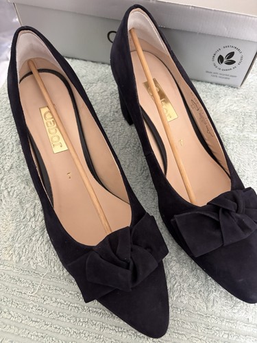 Gabor suede shoes navy - gabor,