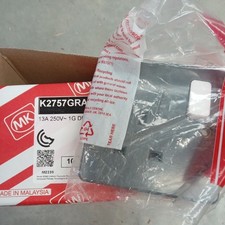 11x MK K2757GRA 1 Gang 13 Amp