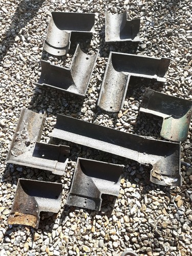 Vintage cast iron drain - vintage, rain