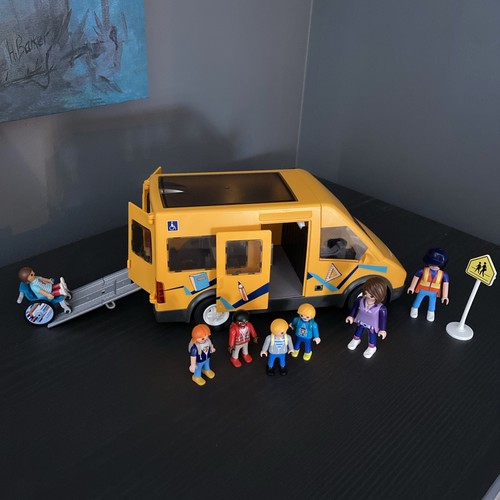 Playmobil 9419 school - playmobil, bus