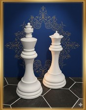 Large White Chess Piece