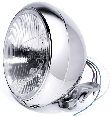 Headlight chrome h4 for - chrome,