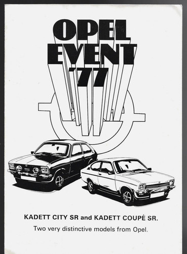 Opel kadett city coupe - sr,