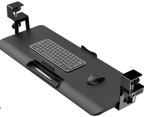 Keyboard slide tray under - tray,