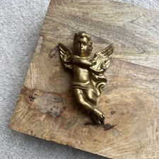 Gold Resin Cherub Angel