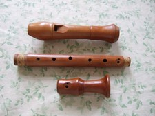 Wooden Adler Royal Alto / Treble Recorder, Baroque, Pear, Good Condition