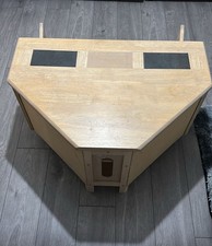 Wooden Corner Tv Media Unit