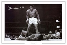 MUHAMMAD ALI Signed Autograph PHOTO Fan Gift Signature Print BOXING Cassius Clay