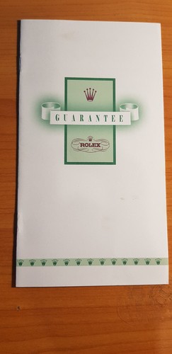 Rolex vintage guarante english - vintage,