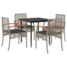Patio Dining Set with Cushions