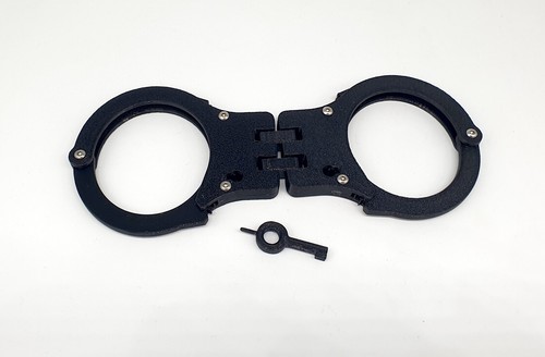Hinged black plastic training - hinged,