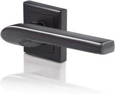 Yale Black Door Handle Sienna