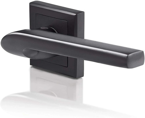 Yale black door handle sienna - door,