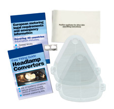 Universal Headlight Beam Deflectors Headlamp Direction Converter Travel Abroad