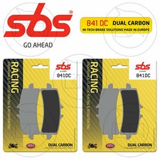 4 FRONT BRAKE PADS SBS 841DC CARBON DUCATI STREETFIGHTER S 1100 2010