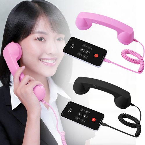 Retro telephone handset for - telephone,