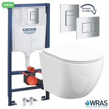 Rimless Wall Hung Toilet Pan
