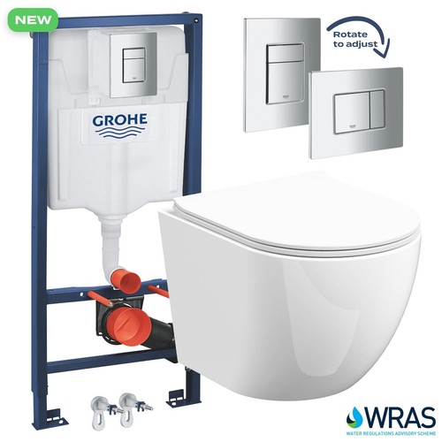 Rimless wall hung - wall, pan