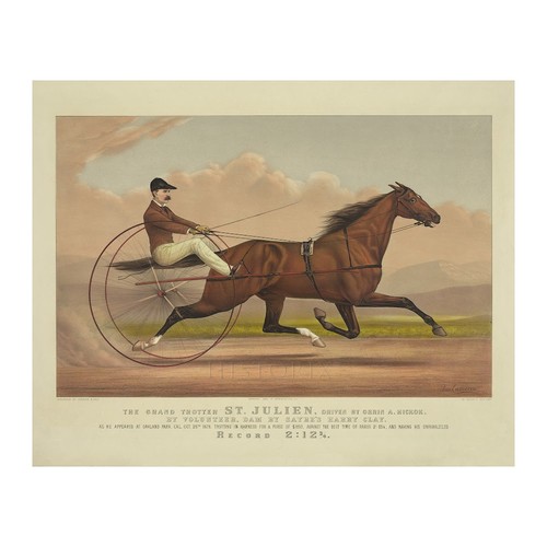 1880 julien trotting horse - julien,