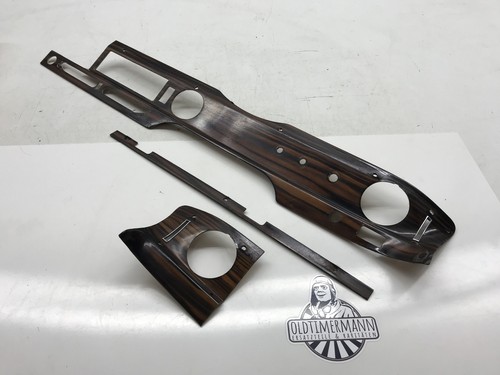Wooden zebrano dashboard - wooden,