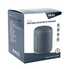 Akai Portable Bluetooth Speaker Grey