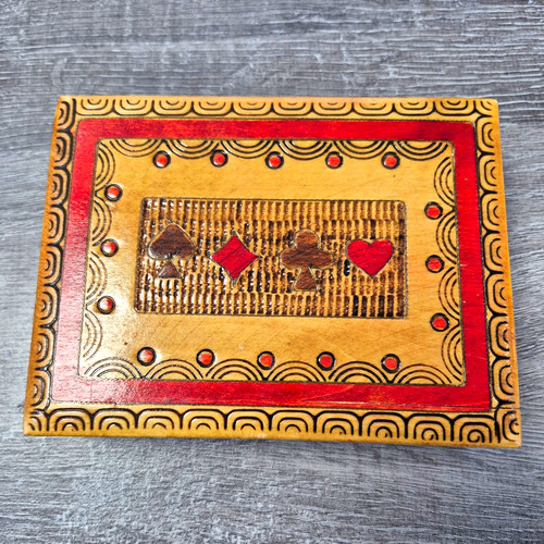Vintage playing cards box - playing,