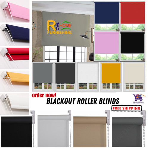 Blackout roller window blinds - blackout,