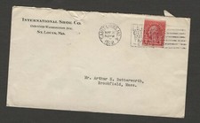 INTERNATIONAL SHOE CO., ST. LOUIS, MISSOURI ON COVER -1928