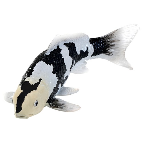 Shiro utsuri koi fish figurine - shiro,