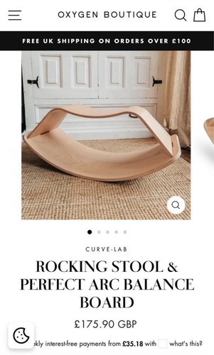 Rocking stool the curve lab - the,