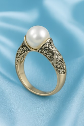 Museum pearl ring - ring, 7