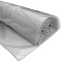 Eco TPS Temp Protective Clear Plastic Sheeting 25m x 4m Roll Vapour Dust Barrier
