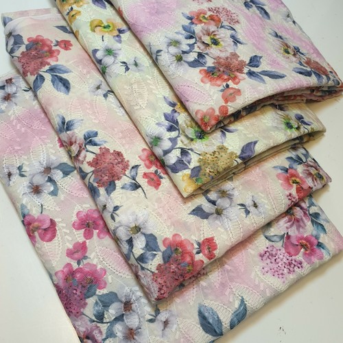 100 cotton lawn broderie - lawn,